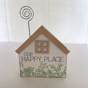 OUR HAPPY PLACE PHOTO HOLDER